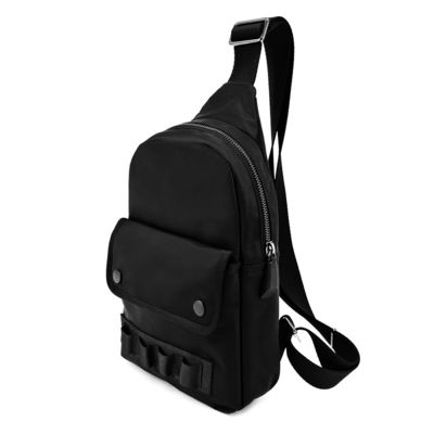 กระเป๋าสตางค์ไนลอน Crossbody กระเป๋าเป้เข็มขัดเดียว OEM น้ําหนักเบา