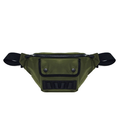 สีเขียว Fanny Hip Pack กระเป๋ากระเป๋าไนลอน Fanny กระเป๋ากระเป๋าเบา