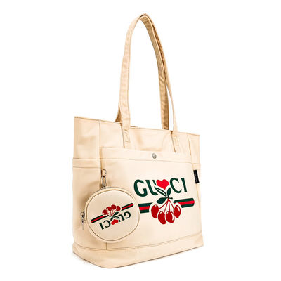 Canvas Digtal การพิมพ์ Crossbody Tote กระเป๋าถือที่มีกระเป๋าเหรียญ