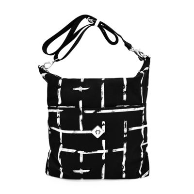 แฟชั่นสไตล์ Crossbody Tote กระเป๋าสตางค์ด้วย Zipper ปิดและขนาดกลาง